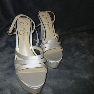 Jessica Simpson Balina Ankle Strap Platform Sandal Shoe 8.5